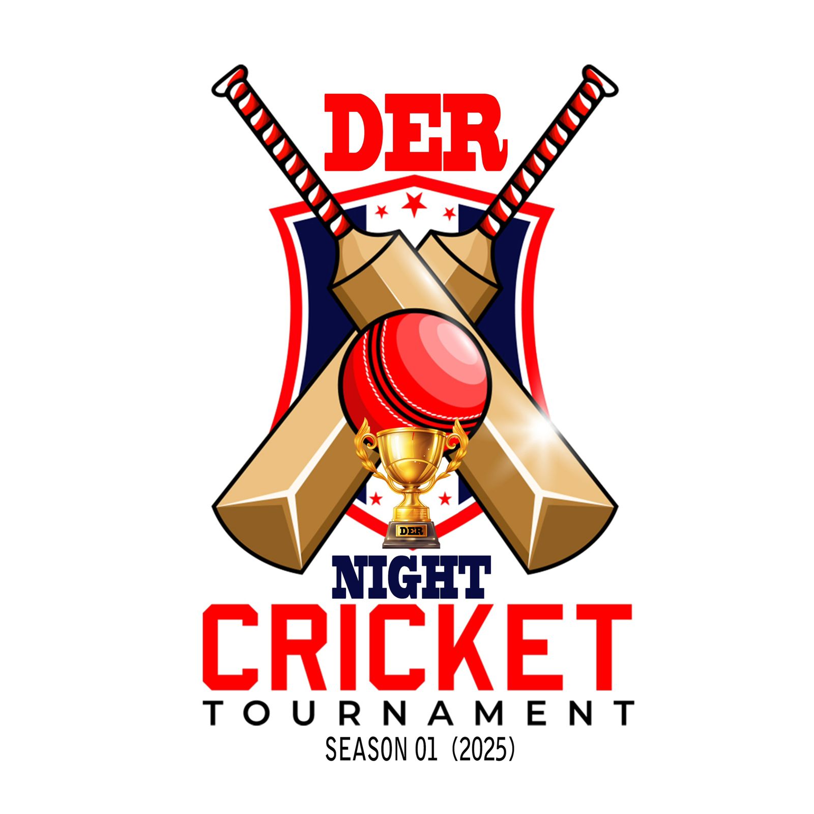 DER NIGHT CRICKET TOURNAMENT SEASON 01 - 2025