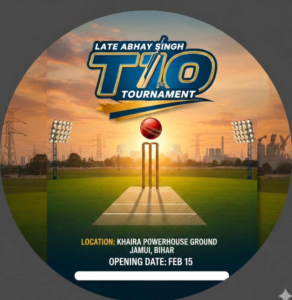 Lt. ABHAY SINGH T10 TOURNAMENT 