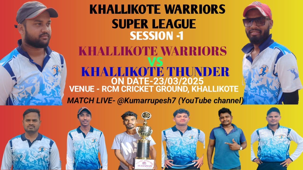 Khallikote warriors cricket league 