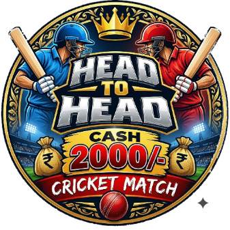 Head to head Cash 2000/- Cricket match 